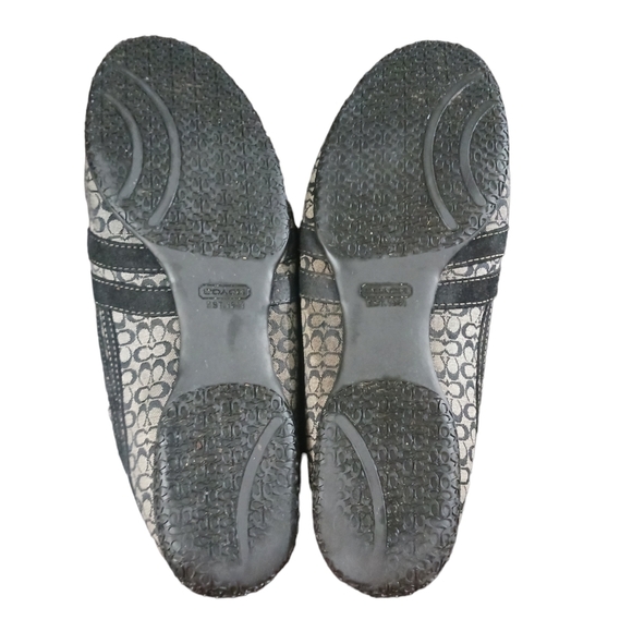 Coach Sneakers Erin Balack and Tan Jacquard Logo - Picture 8 of 10